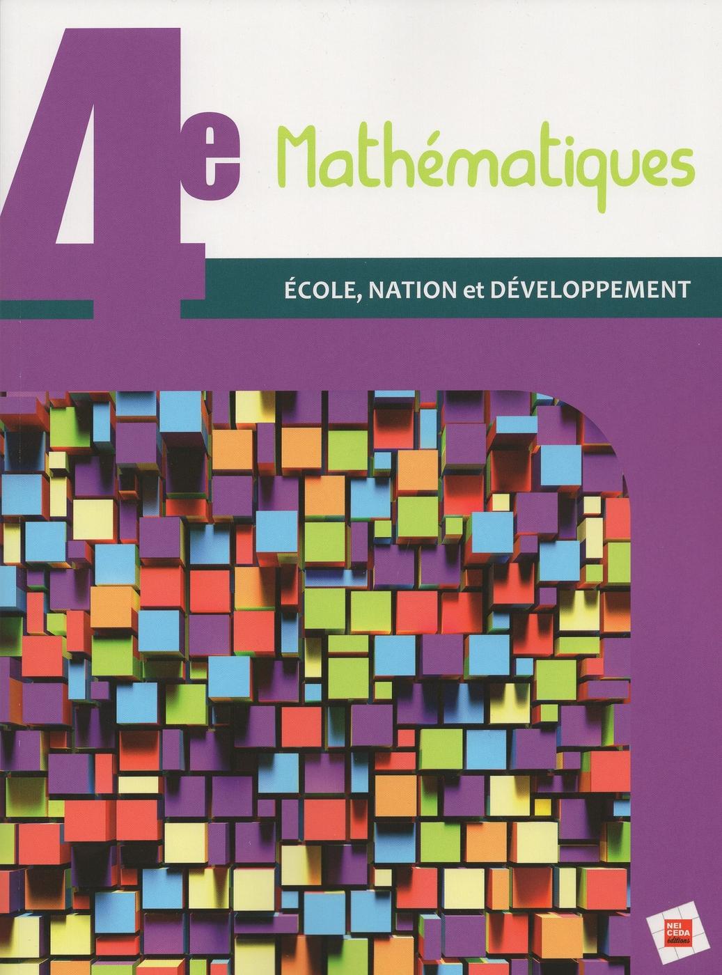 4ème Mathématiques (Ecole Nation et Développement) - NEI CEDA