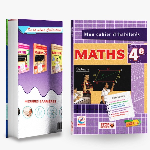 4ème Mon Cahier d'Habiletés MATHS - JD Editions