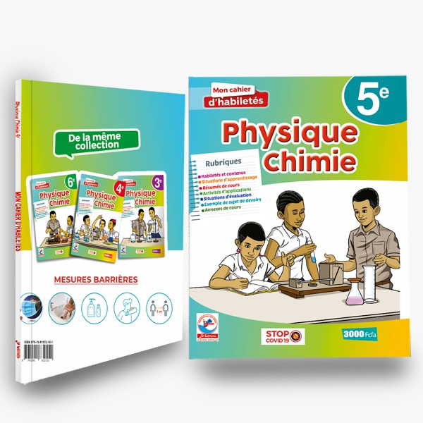 5ème Mon Cahier d'Habiletés Physique-Chimie - JD Editions