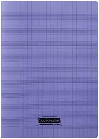 Cahier Polypro 48p 17x22 (petit format) Violet Calligraphe/Conquérant