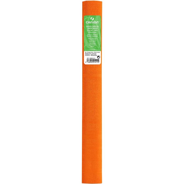 Rouleau de papier crépon Orange - Canson