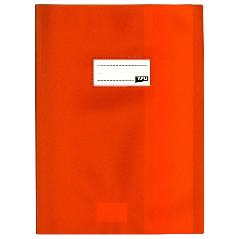 Protège cahier renforcé orange 17x22 Petit format