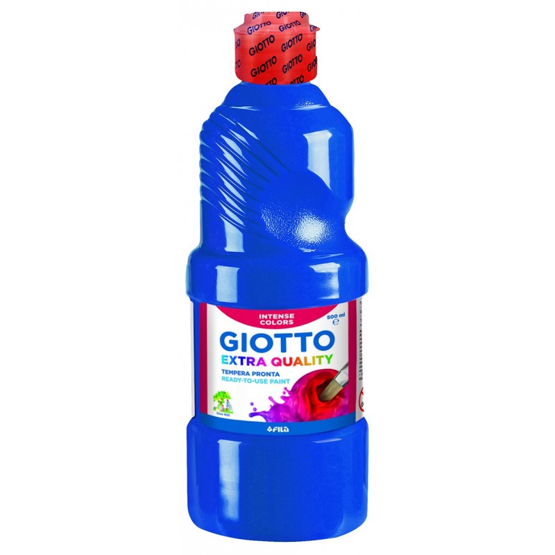 Pot de gouache liquide bleu Giotto/Pebeo 500mL