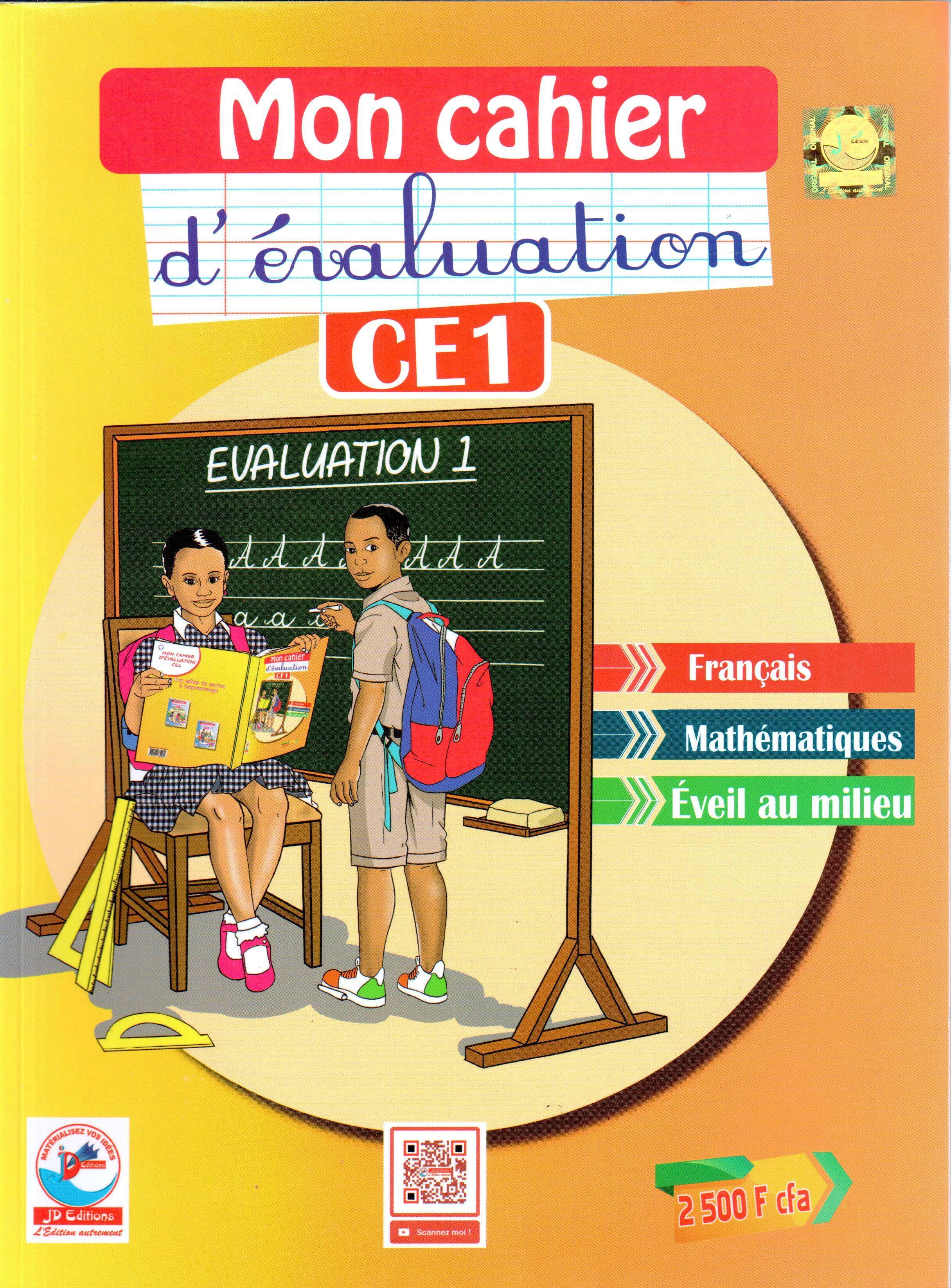 mon cahier d'évaluation CE1 JD editions