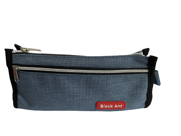 Trousse de bonne qualité BLACK ANT bleu double ouvertures