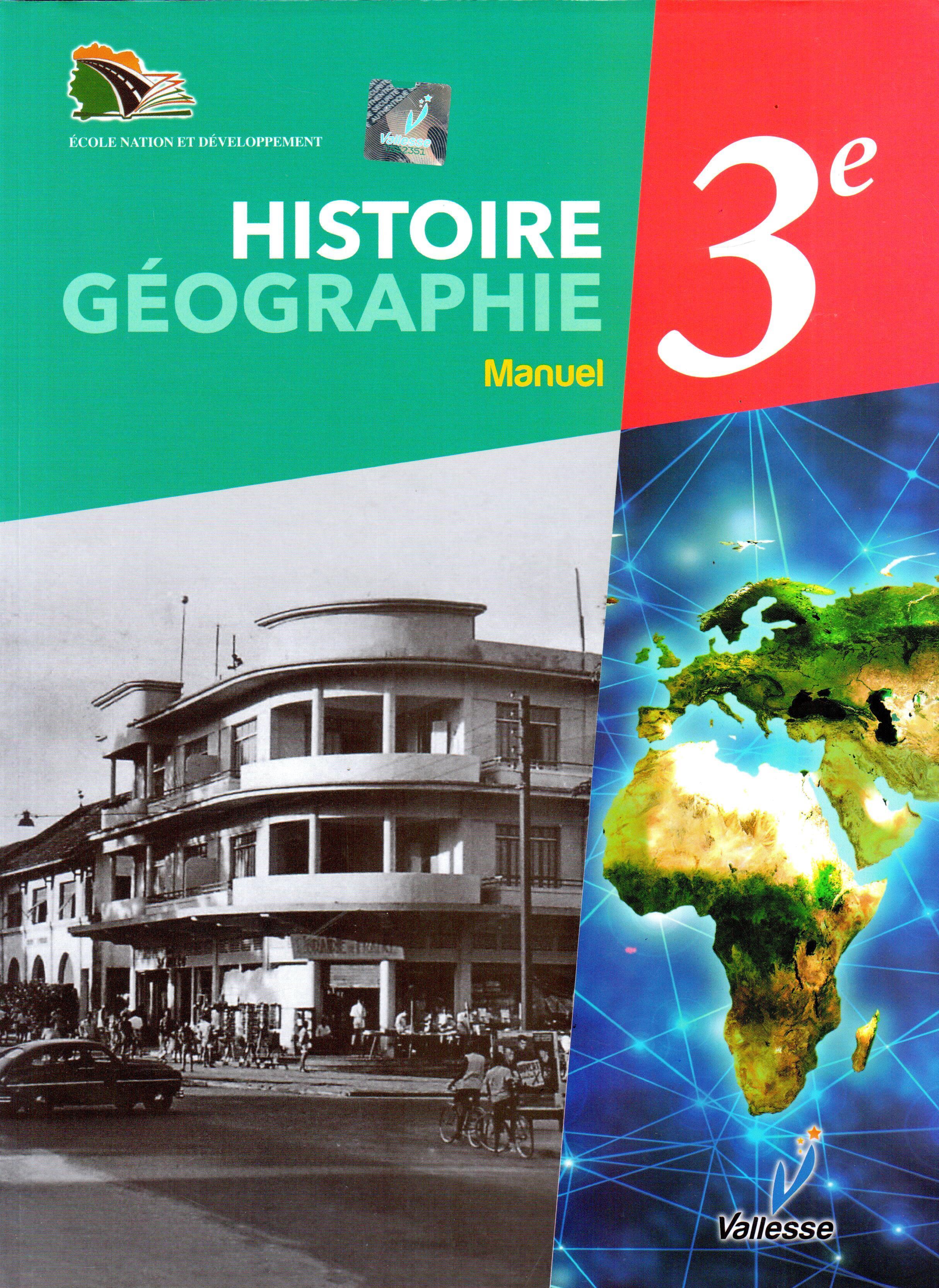 3EME Histoire Géographie Vallesse
